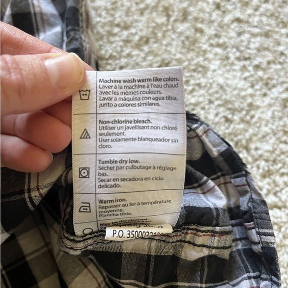 Carhartt Men’s Button Down Short Sleeve Shirt Size 2XL Plaid Relaxed Fit - Picture 4 of 8